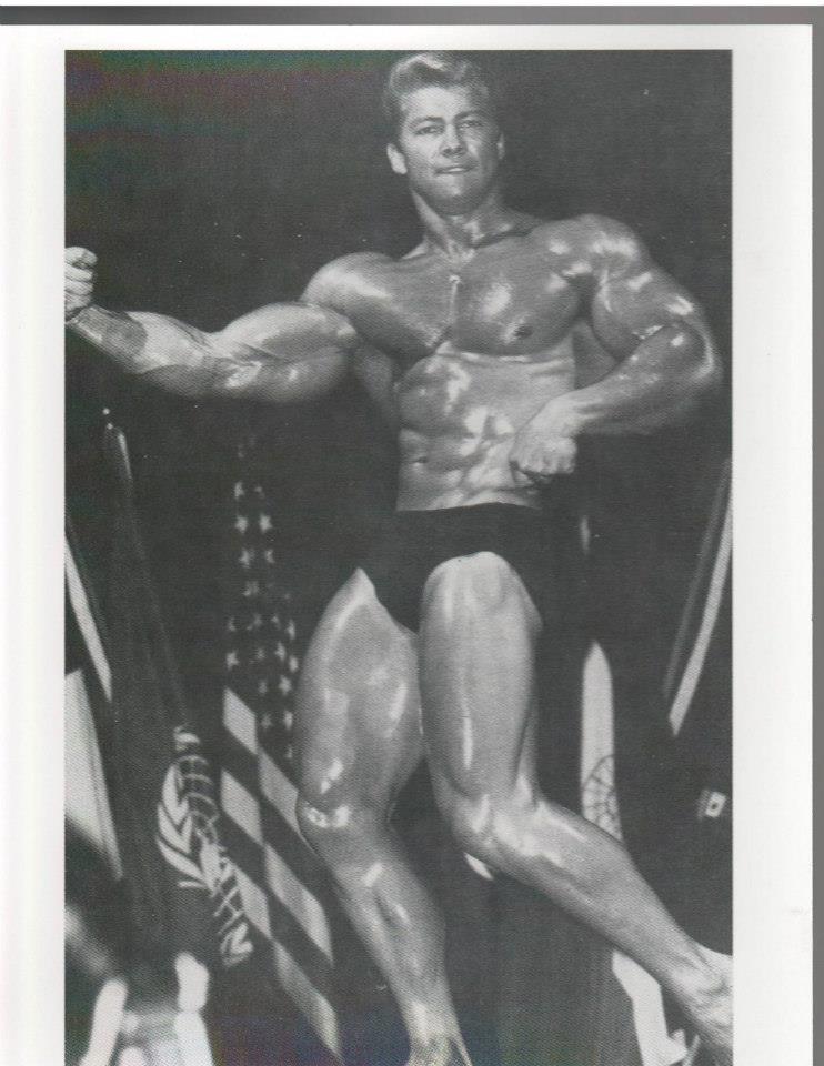 Ларри Скотт, Larry Scott на турнире Мистер Олимпия 1965