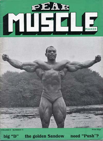 Сержио Олива, Sergio Oliva, Обложка журнала Peak Muscle Maker №11