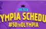 Расписание состязания Мистер Олимпия
