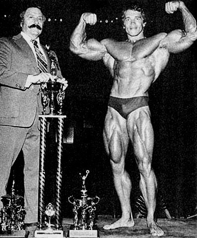 Арнольд Шварценеггер, Arnold Schwarzenegger на турнире Мистер Олимпия 1973