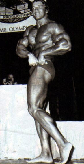 Арнольд Шварценеггер, Arnold Schwarzenegger на турнире Мистер Олимпия 1974