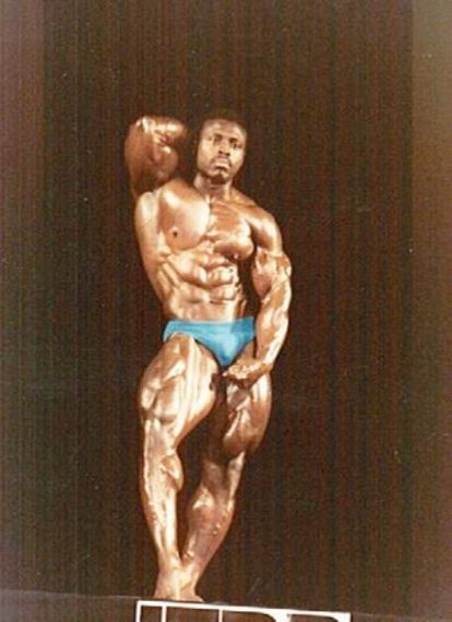 Рой Каллендер, Roy Callender на турнире Мистер Олимпия 1980