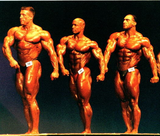 Нассер Эль Сонбати, Nasser El Sonbaty на турнире Мистер Олимпия 1996 вместе с Дориан Ятс, Шон Рэй