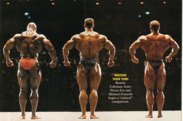 Майк Франсуа, Mike Francois на турнире Мистер Олимпия 1996 вместе с Ронни Колеман, Дориан Ятс