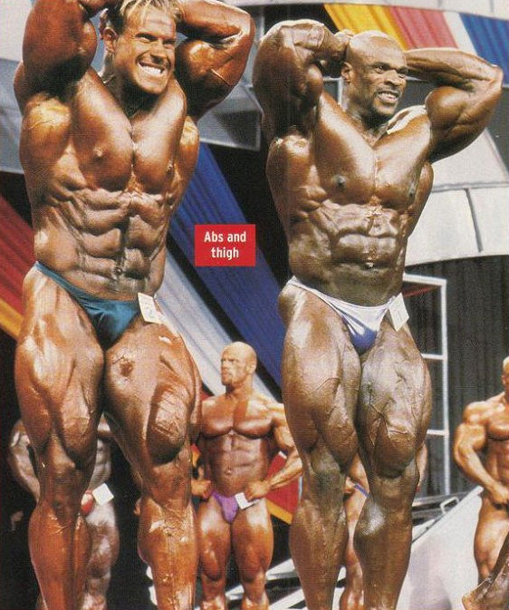 Джей Катлер, Jay Cutler на турнире Мистер Олимпия 2001 вместе с Ронни Колеман