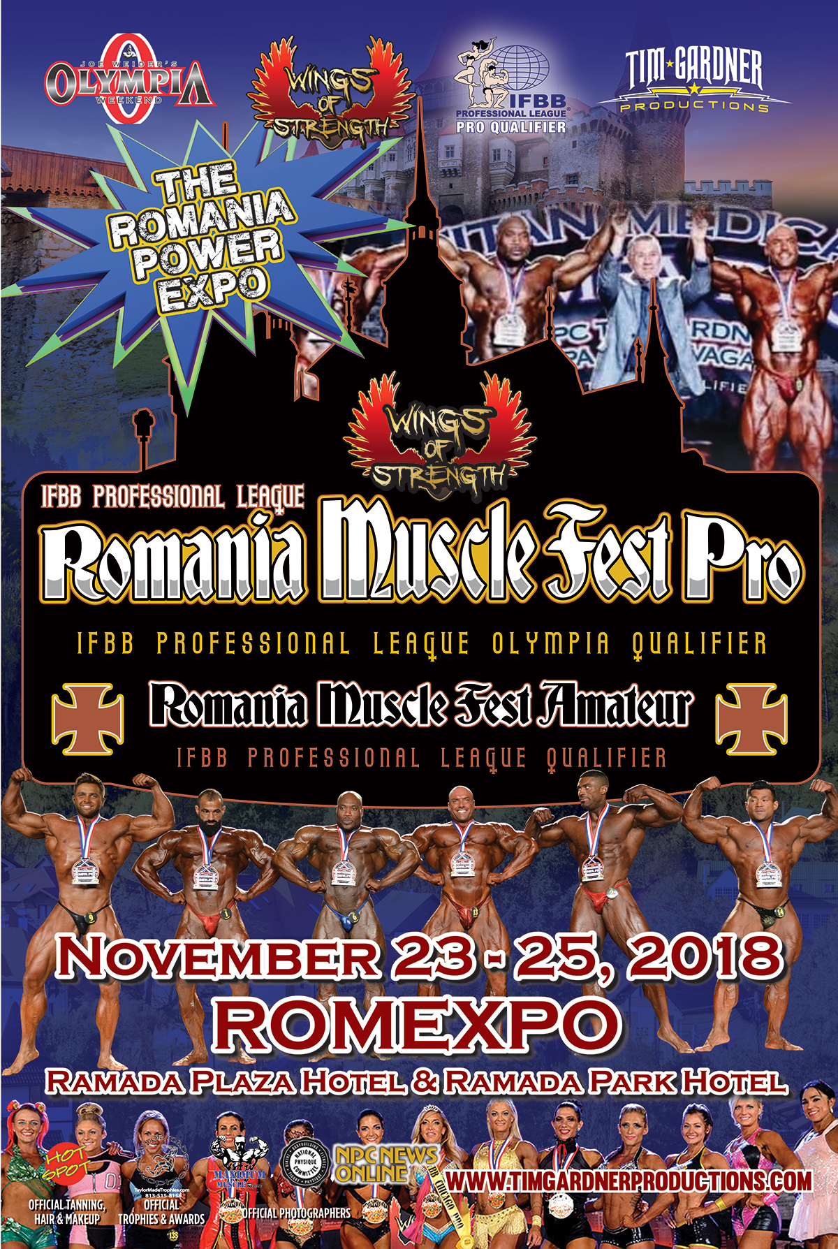 IFBB Professional League Wings of Strength Romania Muscle Fest Pro