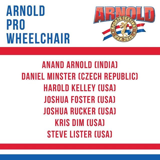 Arnold Classic USA 2019 Invitation List