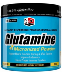 4 Dimension Nutrition Glutamine Micronized Powder (300 грамм, 60 порций)