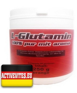 Activevites L-Glutamin 100% pur mit aroma (250 грамм)