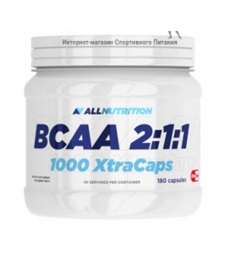 AllNutrition BCAA 2:1:1 1000 Xtra Caps (180 капсул, 30 порций)