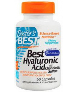 Doctor Best Hyaluronic Acid with Chondroitin Sulfate (60 капсул, 30 порций)