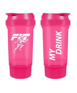 FIT Fit MY Drink 500 ml - розовый неон (500 мл)