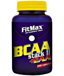 FitMax BCAA Stack II + EAA (240 таблеток, 80 порций)