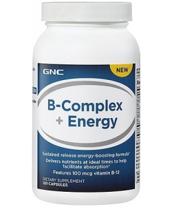 GNC B-COMPLEX + ENERGY (120 капсул, 120 порций)