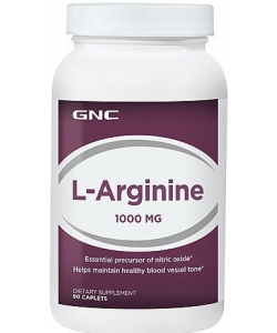 GNC L-Arginine 1000 (90 капсул)