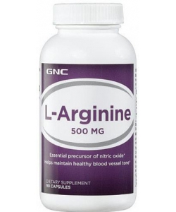 GNC L-Arginine 500 (90 капсул)