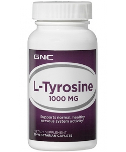 GNC L-TYROSINE 1000 mg (60 капсул, 60 порций)