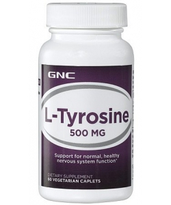 GNC L-TYROSINE 500 mg (60 капсул, 60 порций)