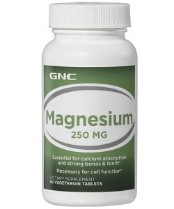GNC Magnesium 250 mg (90 таблеток, 90 порций)