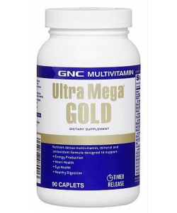 GNC Ultra Mega Gold Multivitamin (90 таблеток, 45 порций)