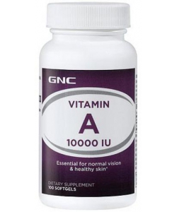 GNC Vitamin A 10,000 (100 капсул)