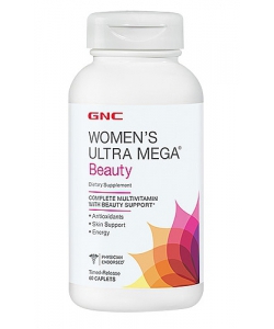 GNC Women's Ultra Mega® Beauty (60 капсул, 30 порций)