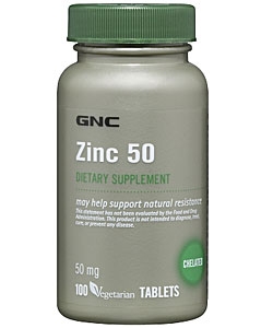 GNC Zinc 50 (100 таблеток)