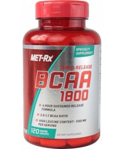 Met-Rx BCAA 1800 (120 капсул, 30 порций)