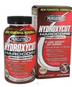 MuscleTech Hydroxycut Hardcore Pro Series (120 капсул, 60 порций)