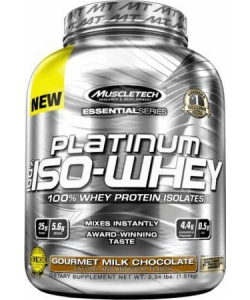 MuscleTech Platinum 100% Iso-Whey Essential Series (1510 грамм, 48 порций)