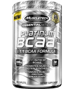 MuscleTech Platinum BCAA 8:1:1 Essential Series (200 капсул, 200 порций)