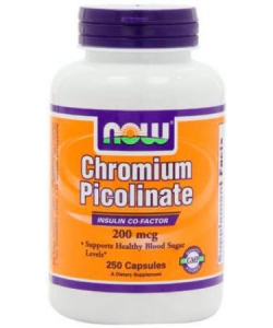 NOW Chromium Picolinate 200 mg (250 капсул, 250 порций)