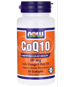 NOW CoQ10 60 mg (60 капсул, 60 порций)