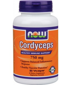 Now Cordyceps 750 mg (90 капсул, 45 порций)