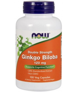 NOW Ginkgo Biloba 120 mg (100 капсул, 100 порций)