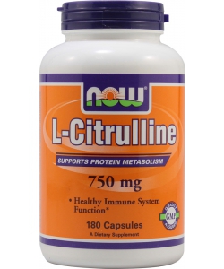 NOW L-Citrulline 750 mg (180 капсул, 90 порций)