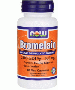 NOW Sports Bromelain 500 mg (60 капсул, 60 порций)