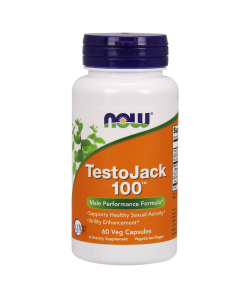 NOW TestoJack 100 (120 капсул, 60 порций)