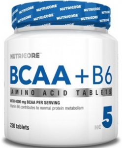 Nutricore BCAA + B6 (220 таблеток, 55 порций)