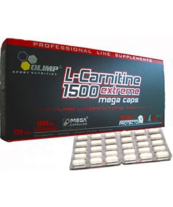 Olimp Labs L-carnitine 1500 Extreme Mega Caps (30 капсул, 30 порций)