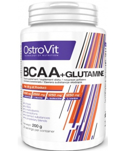 OstroVit BCAA + Glutamine (200 грамм, 20 порций)