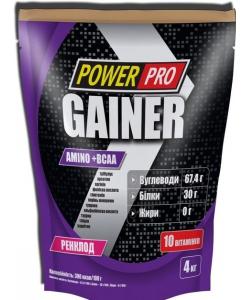 Power Pro Gainer (4000 грамм, 40 порций)