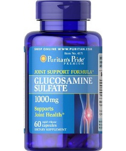 Puritan's Pride Glucosamine Sulfate 1000 mg (60 капсул, 60 порций)