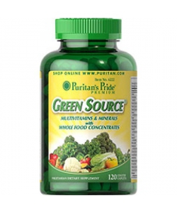 Puritan's Pride Green Source® Multivitamin & Minerals (120 таблеток, 40 порций)