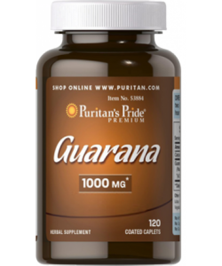 Puritan's Pride Guarana 1000 mg (120 капсул, 120 порций)