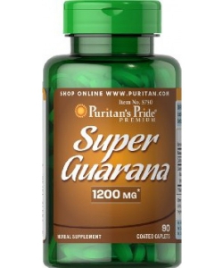 Puritan's Pride Guarana 1200 mg (90 капсул, 90 порций)