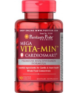 Puritan's Pride Mega Vita-Min Cardiosmart (90 таблеток, 30 порций)