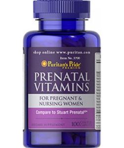 Puritan's Pride Prenatal Vitamins (100 капсул, 100 порций)