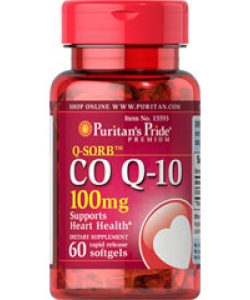Puritan's Pride Q-SORB Co Q-10 100 mg (60 капсул, 60 порций)