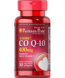 Puritan's Pride Q-Sorb Co Q-10 400 mg (30 капсул)